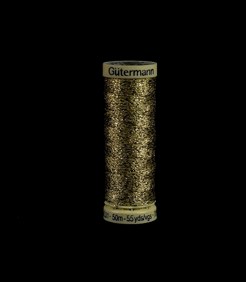Gutermann Metallic Thread x5 Gold